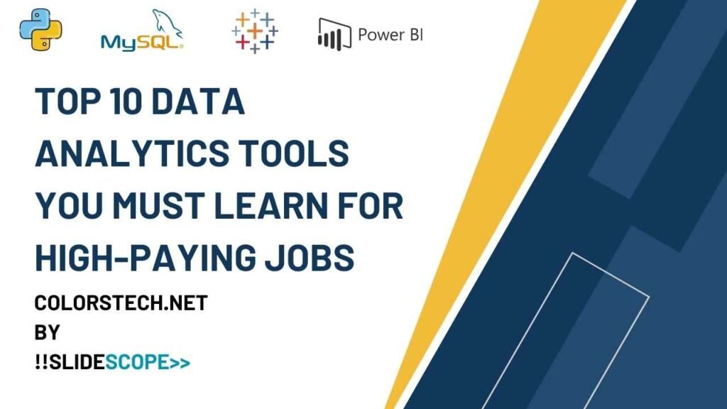 Top 10 Data Analytics Tools You Must Learn for High-Paying Jobs