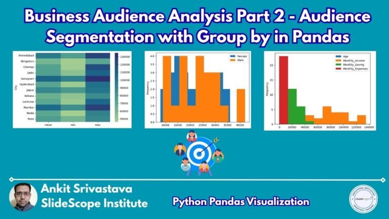 Business Audience Analysis Part 2 - Audience Segmentation with Group by in Pandas