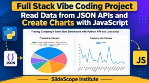 full-stack vibe coding project sql to json api to visual