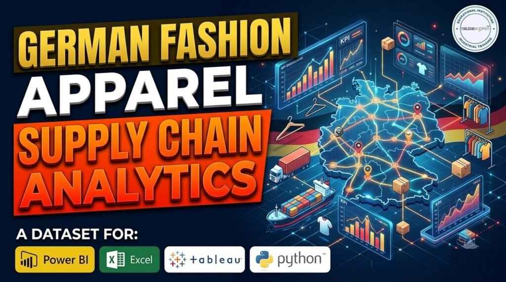 German Fashion Apparel Supply Chain Analytics A Dataset for Power BI, Excel, Tableau and Python